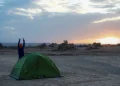 اختلاف دمای شب و روز در بیابان لوت
